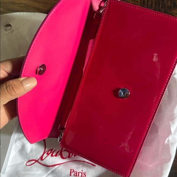 Christian Louboutin LOUBI54 Patent Perle in PinUp/Silver - Picture 4 of 16